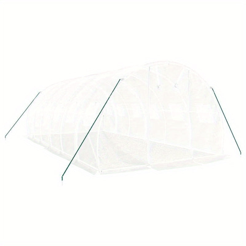 Tuinkas – Kweekkas – Groentekas – Plantenkas – Kas Voor Moestuin – Wit – 18 m² – Weerbestendig Stalen Frame