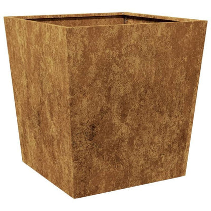 Plantenbakken – Plantenpotten – Bloempotten – Plantenbak – Plantenhouder – Cortenstaal – Set van 2 – 50x50x50 cm – Duurzaam & Industrieel Design