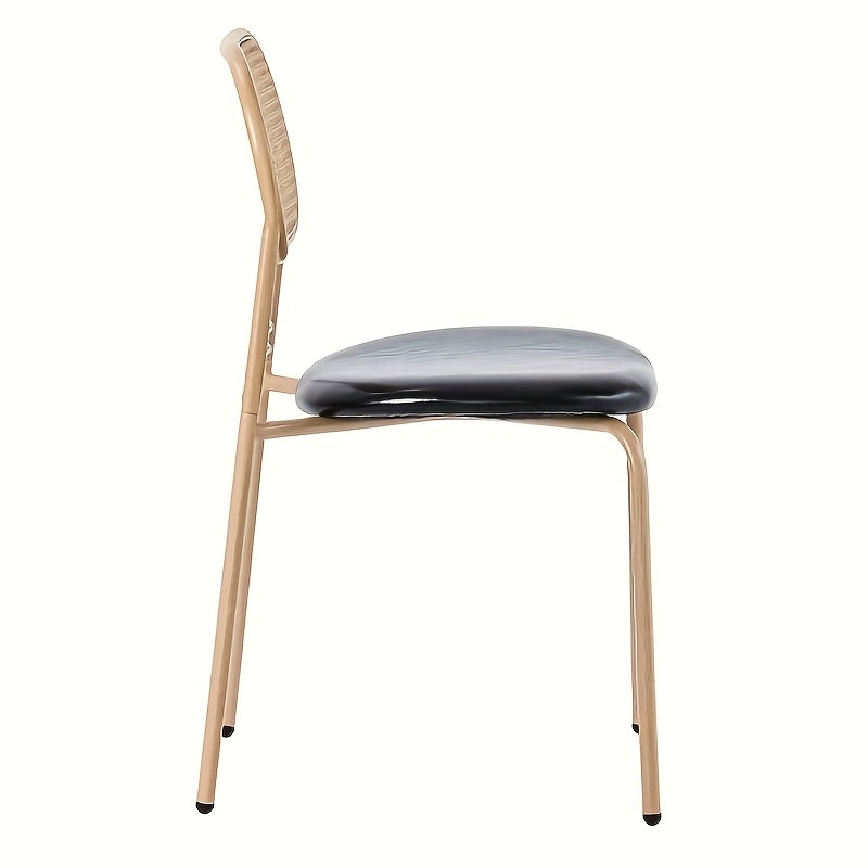 Rieten Stoelen Set – Wicker Stoelen – Tuin Stoelen – Eetkamer Stoelen – Balkon Stoelen – Metalen Frame – Gemakkelijk Schoon Te Maken