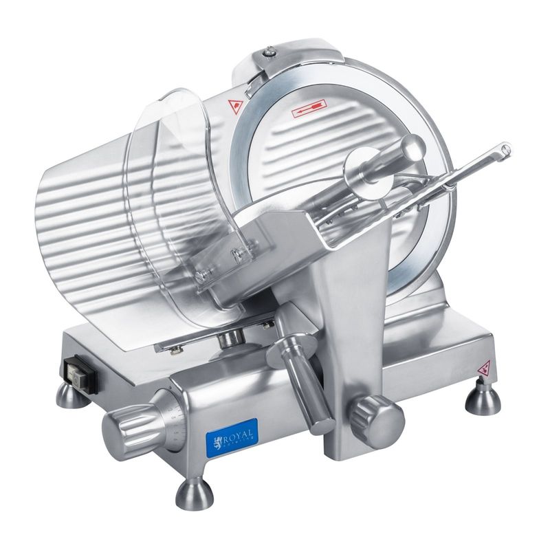 Elektrische Snijmachine – Vleeswaren Snijder – Kaassnijder – Deli Snijder – Professionele Snijder – 250 mm Mes – Instelbare Snijdikte Tot 12 mm