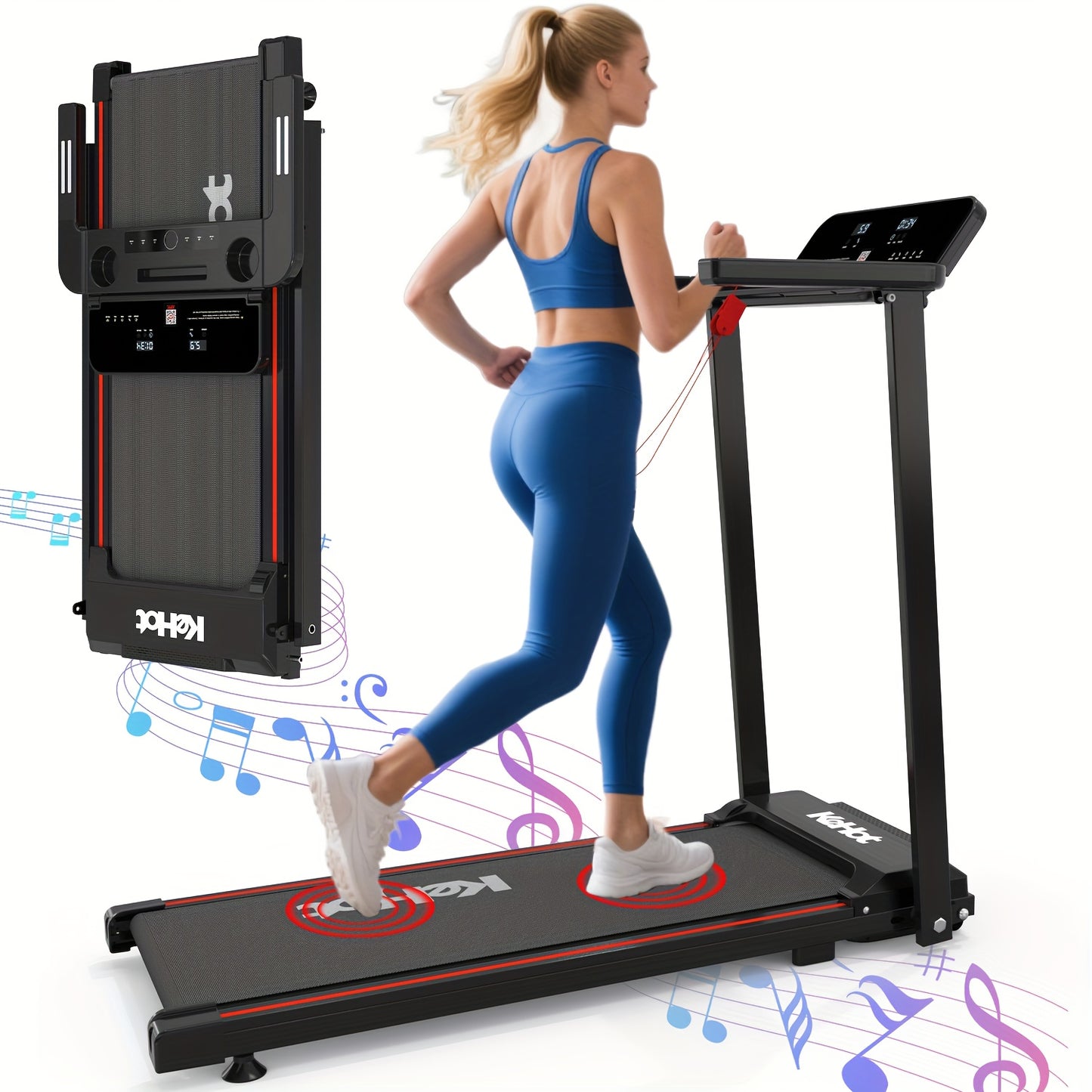 Loopband – Treadmill – Walk Pad – Folding Treadmill – Home Workout – Lichtgewicht Design – Stil Met App Connectiviteit