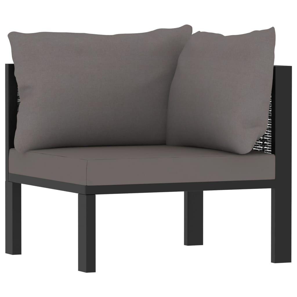 Lounge Set – Tuinset – Loungeset – Buitenmeubelen – Garden Set – 9-delig – Weerbestendig Poly Rattan – Aluminium Frame