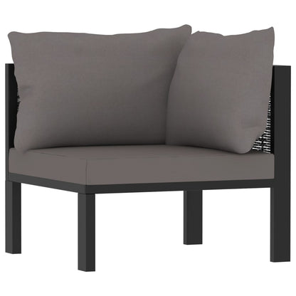 Lounge Set – Tuinset – Loungeset – Buitenmeubelen – Garden Set – 9-delig – Weerbestendig Poly Rattan – Aluminium Frame