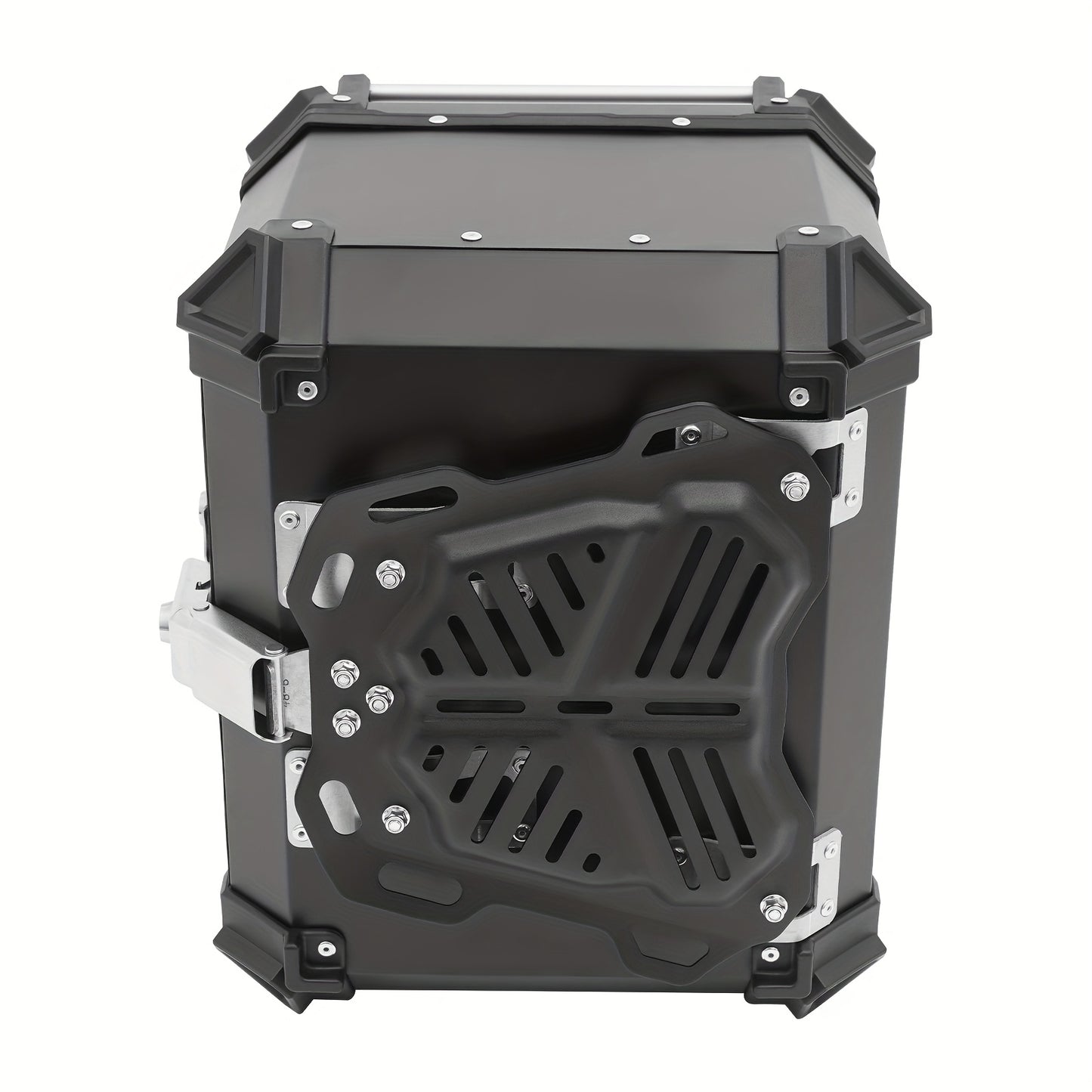 Motor Topkoffer – Motor Bagagebox – Motor Achterkoffer – Motor Koffer – Motor Trunk – 45L Ruime Inhoud – Waterdicht Aluminium Zwart