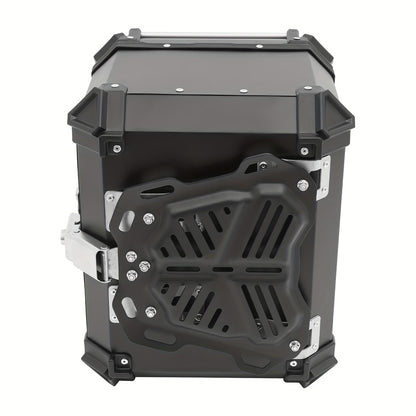 Motor Topkoffer – Motor Bagagebox – Motor Achterkoffer – Motor Koffer – Motor Trunk – 45L Ruime Inhoud – Waterdicht Aluminium Zwart