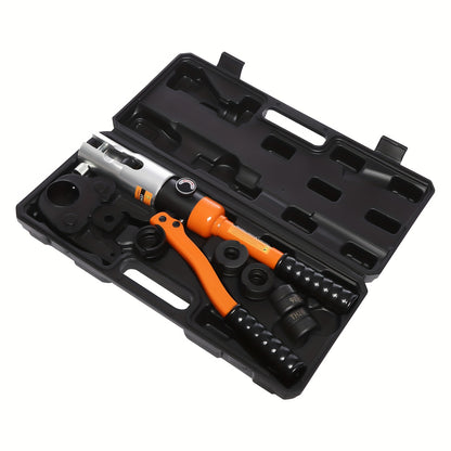 Krimptang – Persgereedschap – Hydraulische Tang – Druk Tang – Fittingen Tang – Max Crimpkracht 10 Ton – Ergonomische Handgreep Tangel