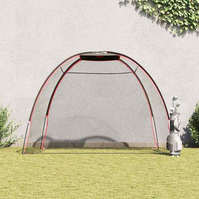 1 Portable Golf Practice Net | Suitable for Indoor/Outdoor Use, Durable and Easy to Install, Includes Training Net, Essential for Home Training, Black Polyester Material
