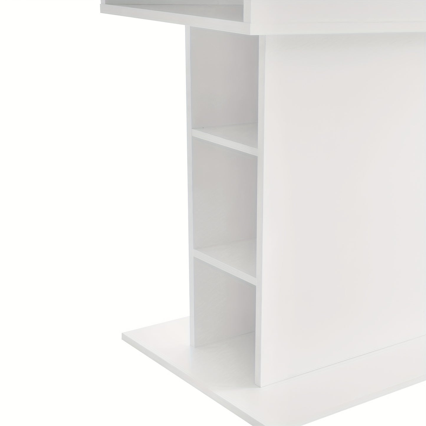 Uitklapbare Eettafel – Uitbreidbare Tafel – Opklapbare Werktafel – Koffietafel – Opbergtafel – Wit – Hardhout & Metaal – Ruimtebesparend Ontwerp – Geïntegreerde Opbergruimte
