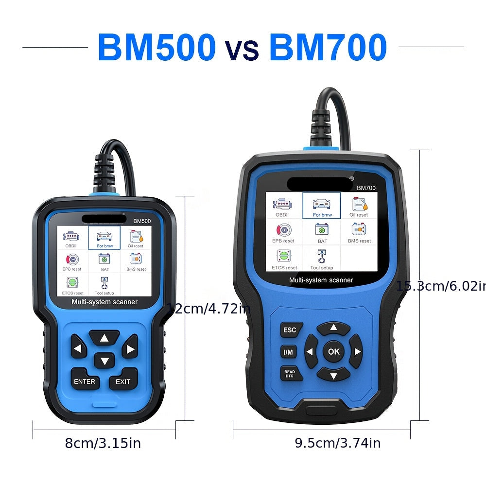 Autodiagnoseapparaat – OBD2 Scanner – Diagnosecomputer – Auto Uitleesapparaat – Foutcode Lezer – ABS & SRS Diagnose – EPB Reset & ABS Ontluchting – 12V Batterijtester
