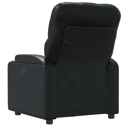 Verstelbare Relaxstoel – Fauteuil – Relaxfauteuil – Zitstoel – Kunstleer – Verstelbare Rugleuning Tot 135 Graden – Bekerhouders & Zijzak