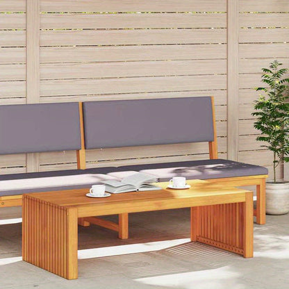 Tuin Coffee Table 110X55X35 Cm Solid Wood Acacia Removable, Suitable for Indoor Use And Suitable for All Seasons