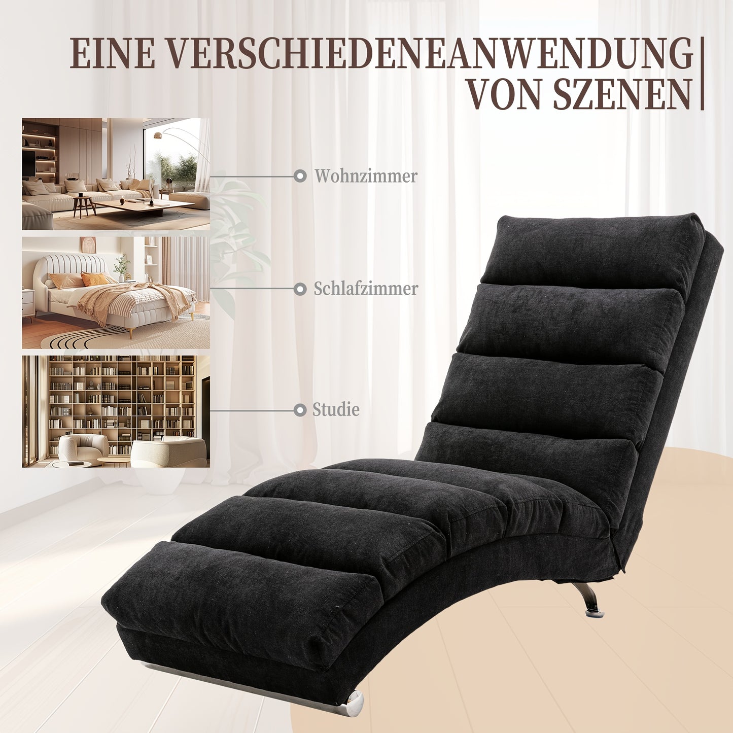 Extra-Grote Verstelbare Sofa Bed – Slaapbank – Zitzak – Loungebank – Slaapstoel – Lichtgrijs – Ruim Formaat – Duurzaam Houtmateriaal