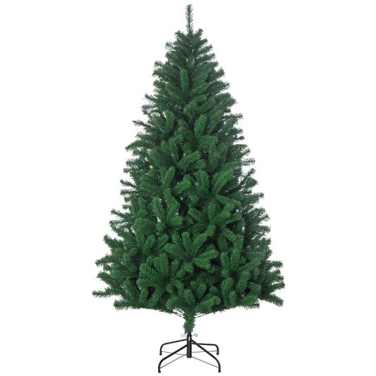 Kunstkerstboom – Kunstboom – Kerstboom – Faux Spar – Kerstversiering – 180 cm Hoog – 1000 Takken – Met Metalen Standaard – Voor Binnengebruik