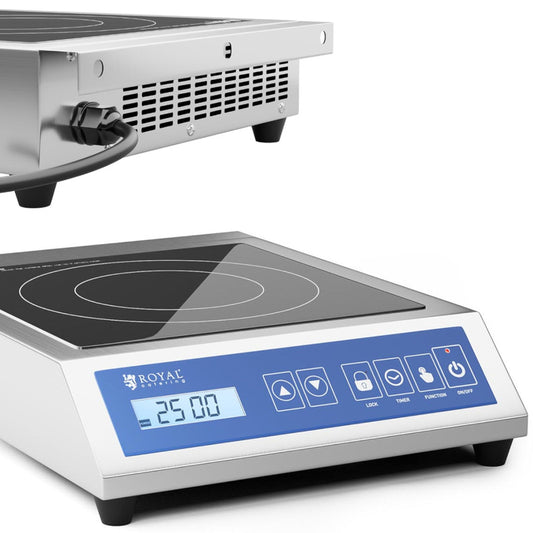 Inductiekookplaat – Draagbare Kookplaat – Elektrische Kookplaat – Vrijstaande Kookplaat – Inductieplaat – 1 Kookzone 28 cm – 3500 W Vermogen – LCD Display