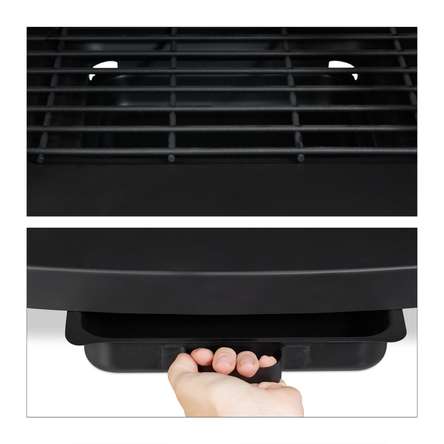 Zwarte Terrasverwarmer – Buitenhaard – Tuinhaard – Patio Heater – Vuurkorf – Hittebestendig Staal – Inclusief BBQ Rooster