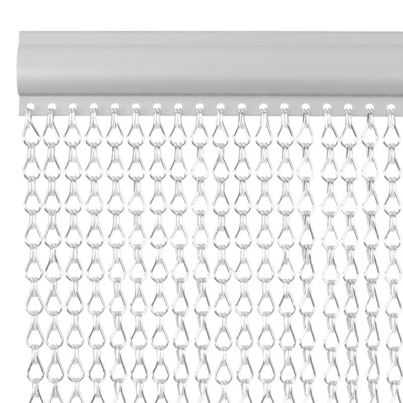 Deurhorren – Deurgordijn – Horgordijn – Insectenhor – Vliegengordijn – Aluminium Kettingontwerp – 88,9x200,66 cm – Eenvoudige Installatie & Privacybescherming