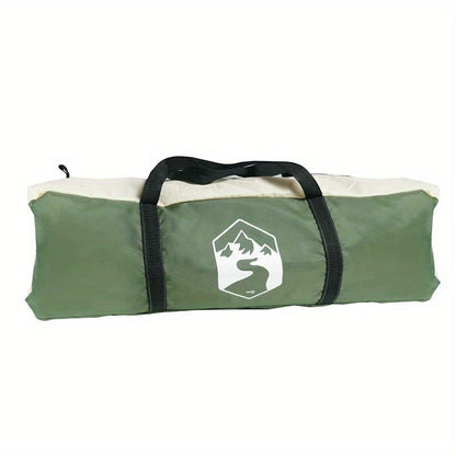 6-Persoons Familietent – Kampeertent – Tent Voor Buiten – Gezinstent – Ovale Tent – Groen – Duurzaam Polyester – Lichtgewicht Glasvezel Frame