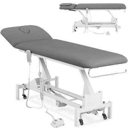 Massagetafel – Elektrische Behandelingstafel – Massagebank – Fysiotherapietafel – Wellness Tafel – Verstelbare Hoogte 44-90 cm – Draagkracht 200 kg – Comfortabele Ecoskin Bekleding