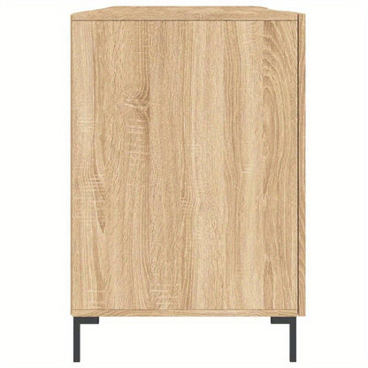 140x50x75cm Sonoma Oak Composite Wood Desk, Smooth Moisture-Resistant Surface, Anti-Warping & Anti-Cracking, Perfect for Home, Office, Study, Bedroom, or Living Room, Office Decor
