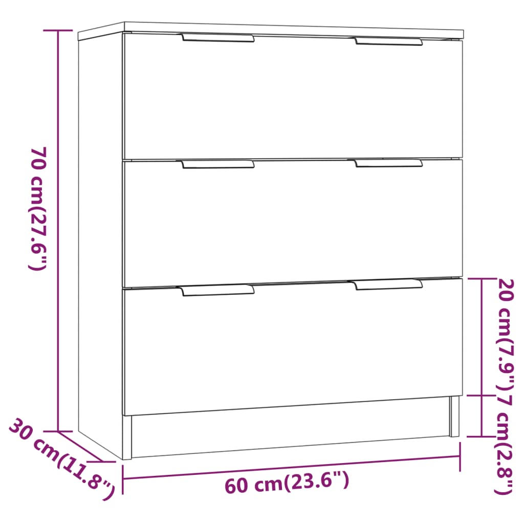 Houten Kast – Opbergkast – Dressoir – Wandkast – Plankenkast – Wit – 3 Ruime Planken – Minimalistisch Design