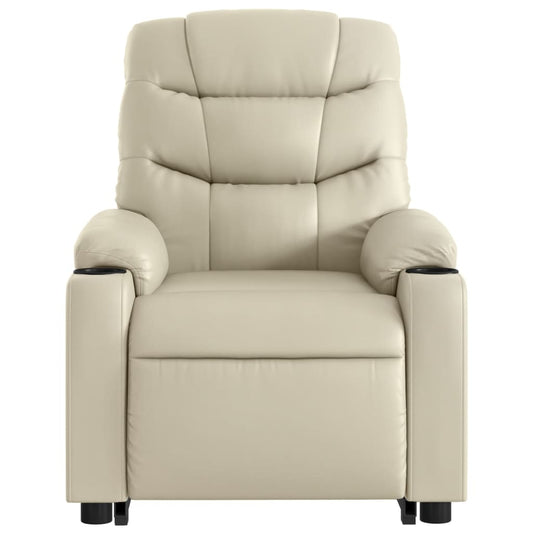 Sta-op Stoel Elektrisch – Relaxfauteuil – Verstelbare Zitstoel – Elektrische Sta-opfunctie – Vibratiemassage – Kunstleer Bekleding – 135 Graden Kantelbaar