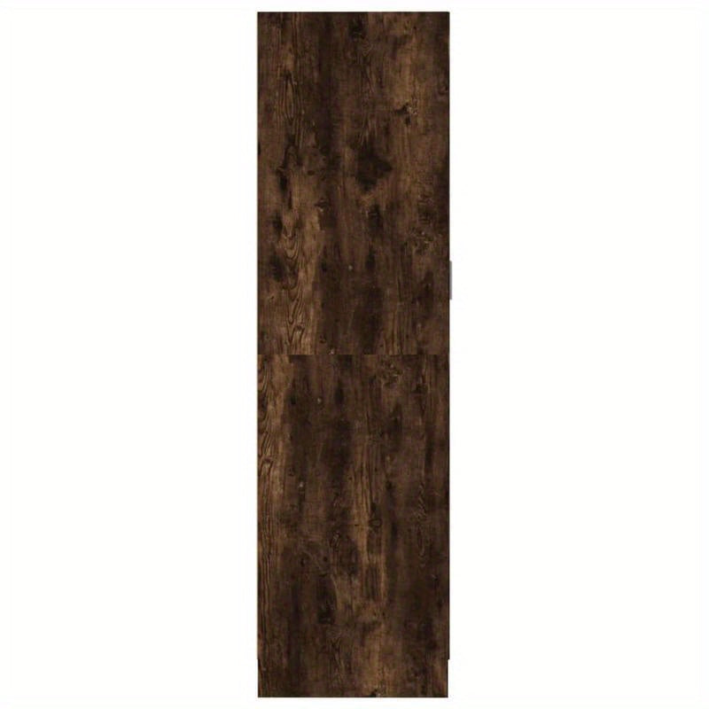 Kledingkast – Garderobekast – Opbergkast – Slaapkamerkast – Rook Eiken – Wandmontage – Hoogwaardig Hout – Compact Ontwerp 82,5x51,5x180 cm