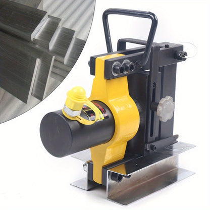 Heavy-Duty Hydraulic Bending Machine with 3-Position Bending Dies (45°/90°/135°) - 2.54cm Max Bend Diameter, 8-Ton Capacity, Steel & Cast Iron Construction, Hydraulic Power System for Copper/Busbar/Aluminum/Steel Bending -