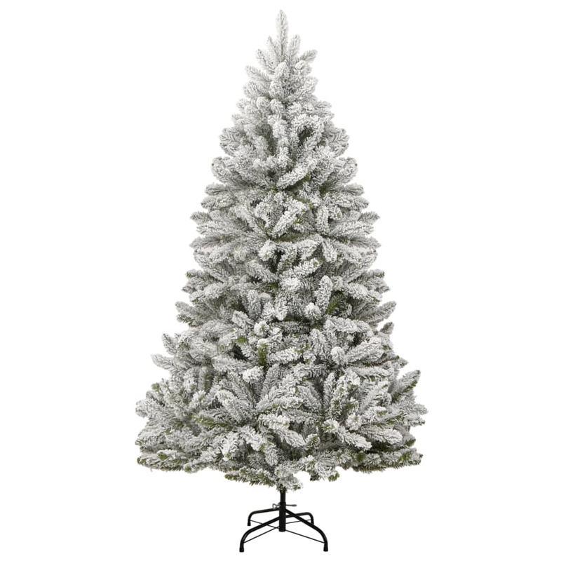 Kunstkerstboom – Kunstboom – Sneeuwkerstboom – Kerstboom – Vouwbare kerstboom – 270 cm Hoog – PE/PVC Metalen Standaard
