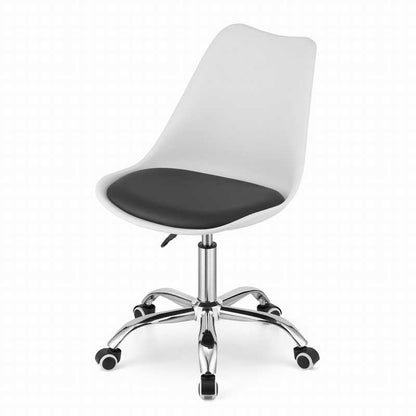 Draaistoel – Bureaustoel – Gamingstoel – Kinderstoel – Eetkamerstoel – 360° Draaibaar – Verstelbare Zithoogte 45-59 cm – Eco-Leren Kussen