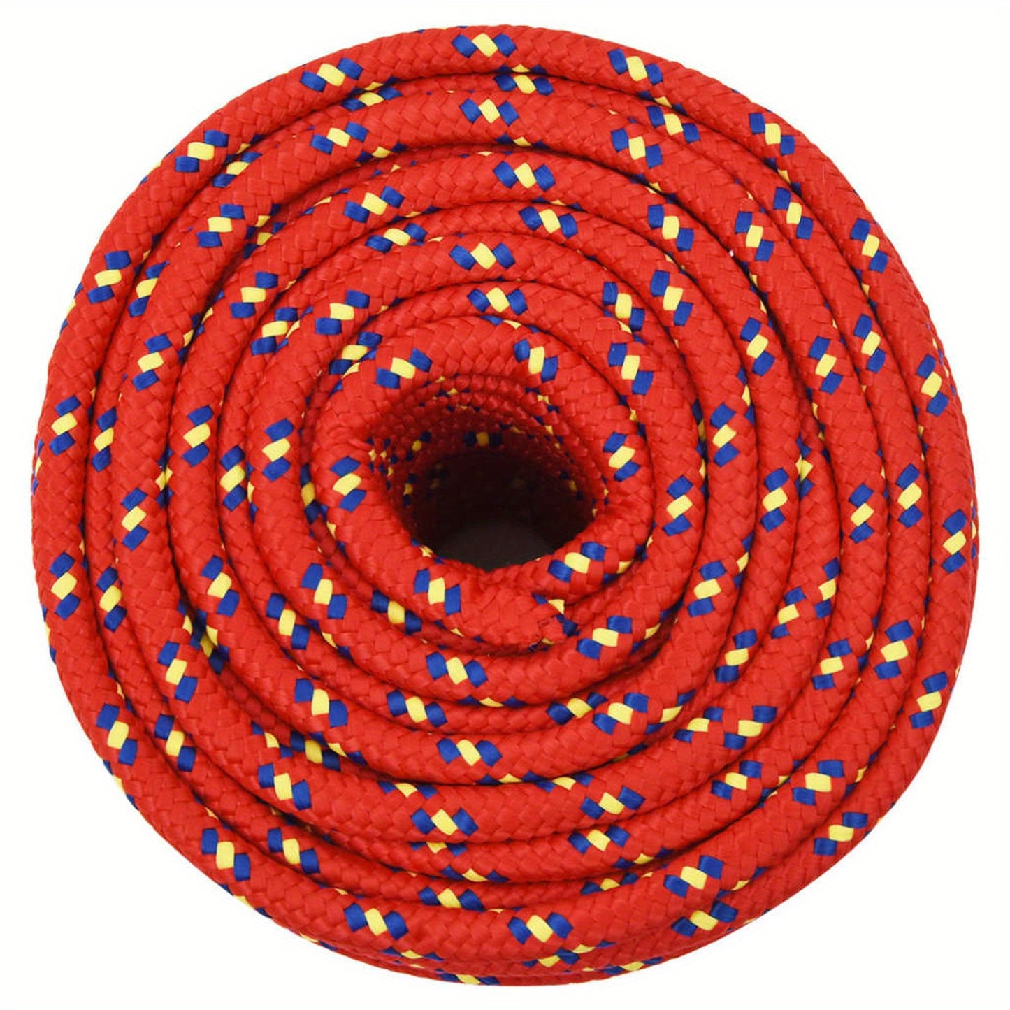Boottouw – Touw – Koord – Lijntouw – Visserslijn – Polypropyleen – 12 mm Dik – 100 Meter Lang – Waterbestendig – Felrood