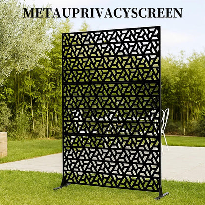 Buitenprivacy Paneel – Privacy Scherm – Buiten Scherm – Windscherm – Tuinafscheiding – Gegalvaniseerd Staal – Weerbestendig – Stevige Constructie – Zwart