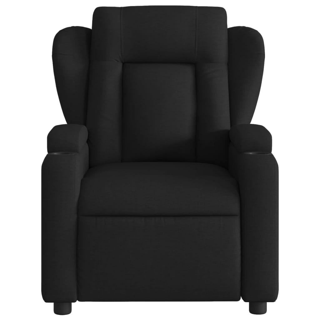 Relaxstoel – Fauteuil – Loungestoel – Schommelstoel – Relaxfauteuil – Massagefunctie – Verstelbare Rugleuning tot 135° – Stabiel Hout-Metaal Frame