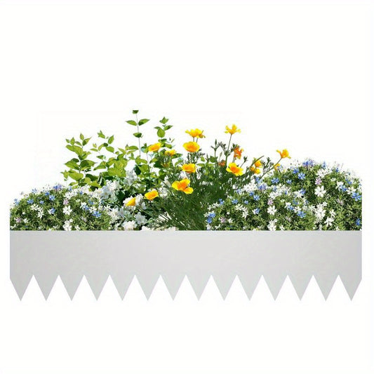 Tuinrand – Borderrand – Perkafscheiding – Gazonrand – Maaikant – Flexibel 20 cm Hoog – Gegalvaniseerd Metaal