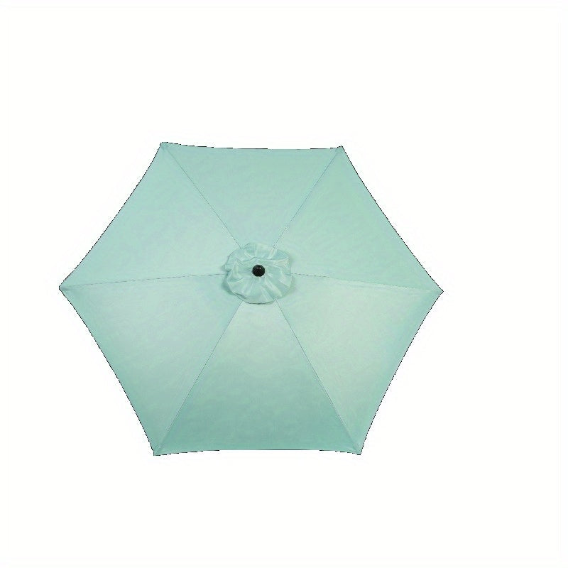 Large Rectangular Double Sided Outdoor Umbrella with Crank, Light Green Patio Garden Cantilever Umbrella, Durable Metal Frame and Waterproof Fabric for Deck Poolside Backyard Shade