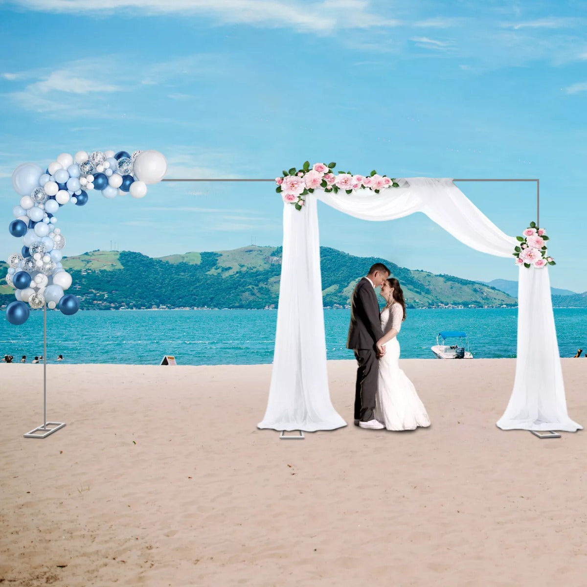 Achtergrondstandaard – Fotostatief – Achtergrondsysteem – Fotobackdrop – Studioframe – Verstelbaar Aluminium Frame – 3x6 Meter Groot – Stevig Carbonstaal