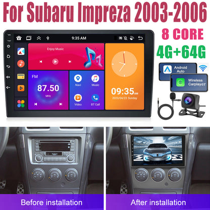 Autoradio – Auto Radio – Multimedia Systeem – 2 DIN – DAB+ Radio – 9 Inch Touchscreen – Draadloos CarPlay & Android Auto