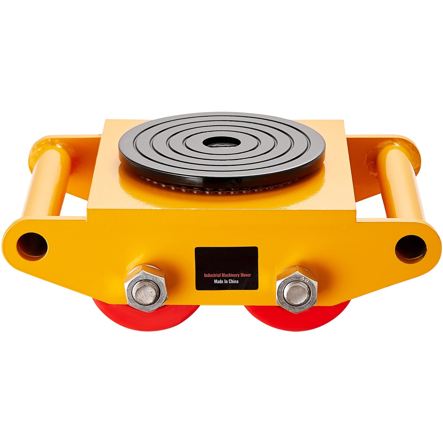 Skate Dolly – Machine Dolly – Verhuiswagen – Machine Verplaatswagen – Industriële Dolly – Draagvermogen 6 Ton – Carbonstaal Frame Met 360° PU Wielen