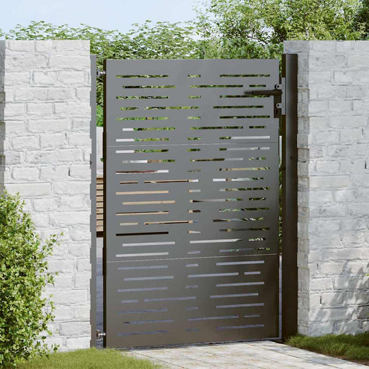 Poort – Tuinpoort – Schuttingdeur – Hekpoort – Tuinafscheiding – 105x150 cm – Gepoedercoat Staal – Beveiligd Slot