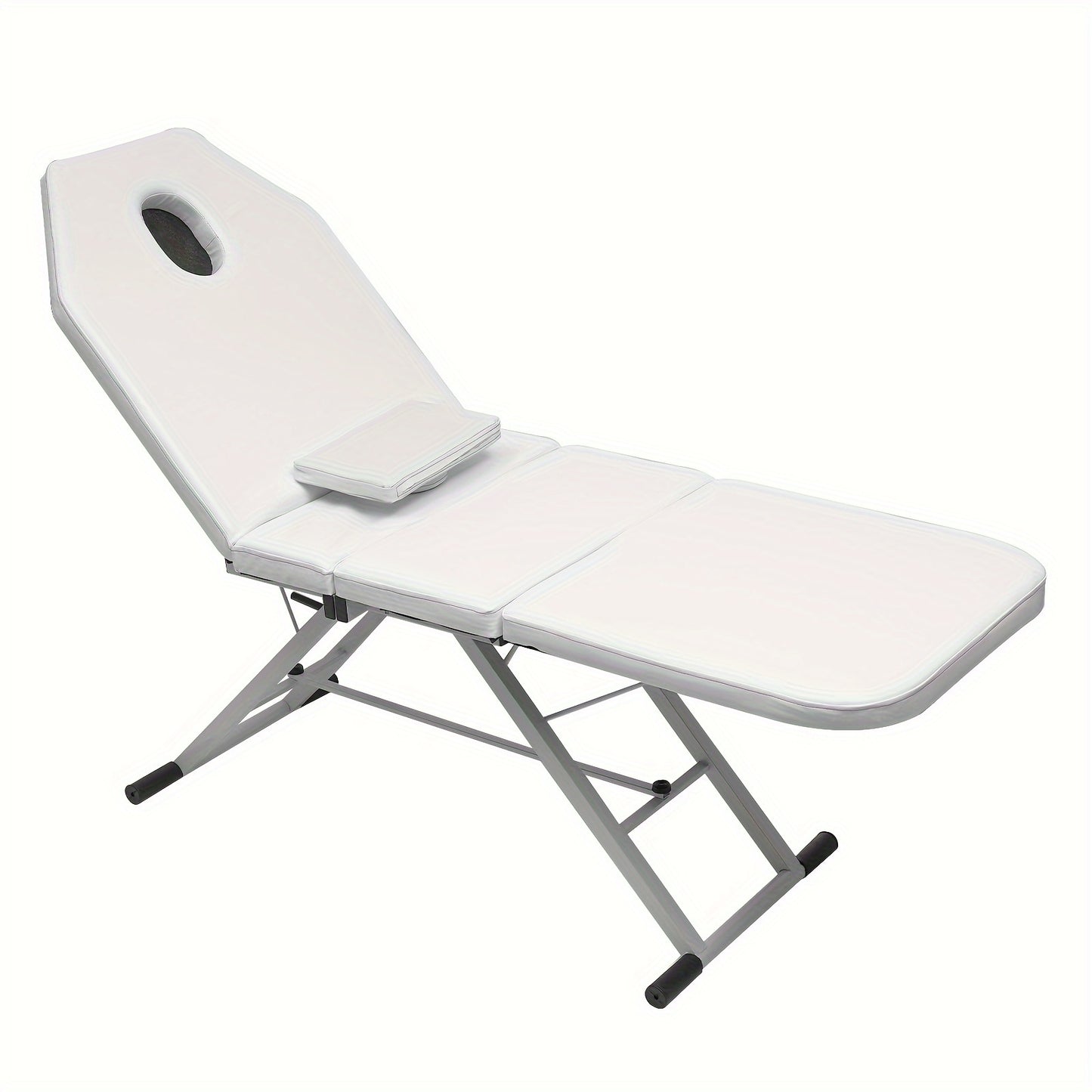 Massagetafel – Behandeltafel – Behandelbank – Massagebed – Beautyligbed – Inklapbaar – Verstelbare 3 Secties – Metaal Frame – Hoogwaardig Schuim