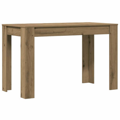 Eettafel Oak – Houten Tafel – Massief Eikenhout – Handgemaakt – Eikenhouten Eettafel – Compact Formaat 120x60x76 cm – Duurzaam & Stijlvol Design