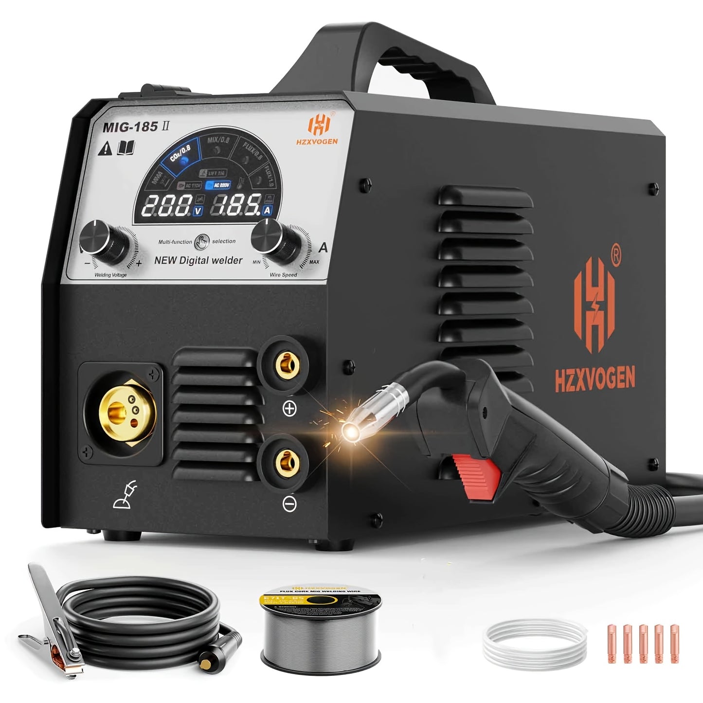 Lasapparaat – MIG Lasmachine – TIG Lasser – MMA Lasapparaat – Elektrode Lasser – Synergetische Besturing – Groot Kleurendisplay