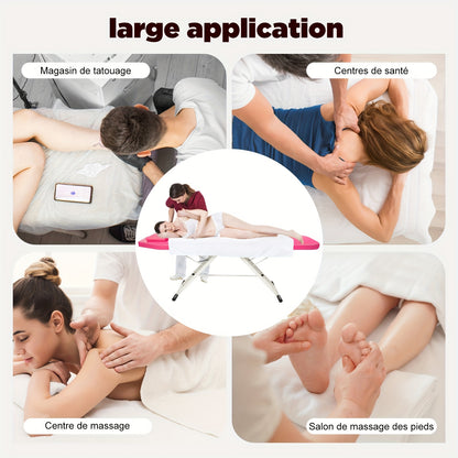 Flexible Design Stable Structure High Load-bearing Capacity Pillow Beauty Bed for Professional Massage Therapists, Masseurs