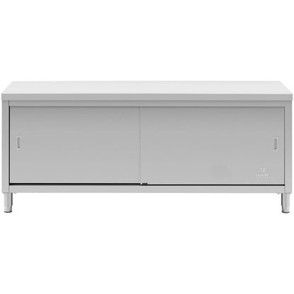 Centrale Werktafel met Onderkast & Schuifdeur – 200 × 60 × 85,5 cm