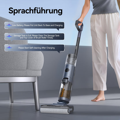 Natale Nat Potential Vacuüm – Stofzuiger – Zuigmachine – Schoonmaker – Vloerreiniger – Zelfreinigend Met Warm Water En Luchtdroogfunctie – Dubbele Randreiniging Met LED Display