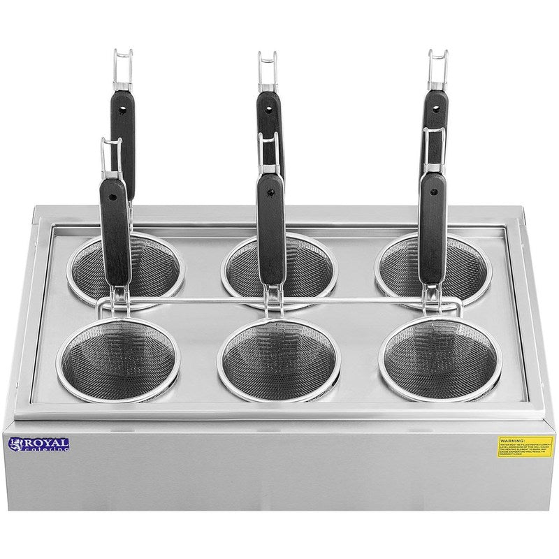 Pastamachine – Pastamaker – Pasta Koker – Pastamolen – Pastaproducent – 6 Mandjes – RVS – 3000W Met Verstelbare Temperatuur