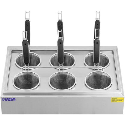 Pastamachine – Pastamaker – Pasta Koker – Pastamolen – Pastaproducent – 6 Mandjes – RVS – 3000W Met Verstelbare Temperatuur