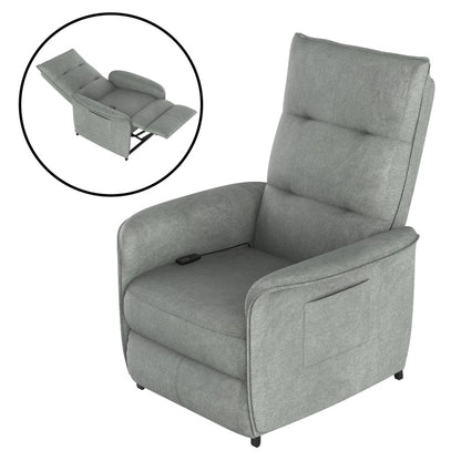 Relaxfauteuil – Elektrische Fauteuil – Verstelbare Stoel – Zitstoel – Loungefauteuil – Verstelbare Rugleuning – Polyester Bekleding 102x58x81 cm