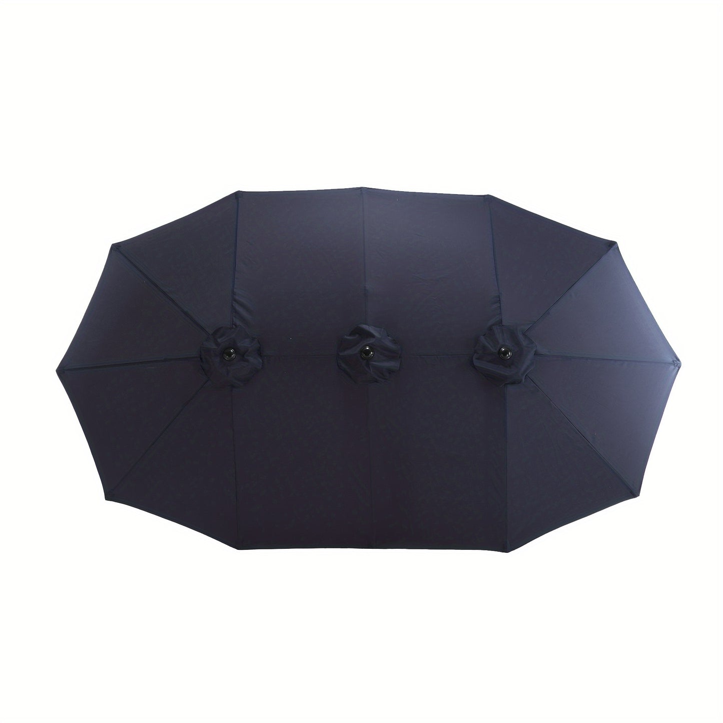 Tuinparasol – Terrasparasol – Marketparasol – Zweefparasol – Dubbelzijdige Parasol – 4,8 Meter Groot – Crank Kantelbaar – Marineblauw