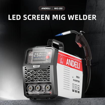 Lasapparaat – MIG Lasmachine – TIG Lasser – Elektrode Lasser – Inverter Lasapparaat – Gasloos Lassen – LED Display – 220V - Compact & Draagbaar