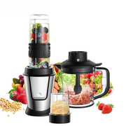 3-in-1 Keukenmachine – 700W Blender, Smoothie Maker - Voedselhakker & Droge Molen – Draagbare Juicer voor Groenten - Fruit & Noten – Multifunctionele Food Processor